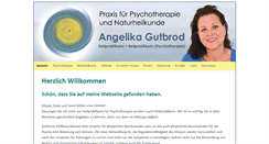 Desktop Screenshot of angelika-gutbrod.de